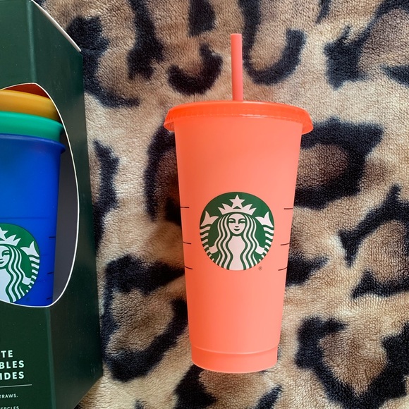 Starbucks Other - HOST PICK🌈Starbucks 2020 Color Changing Cup Peach